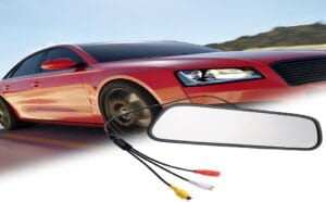 مرآة الرؤية الخلفية للسيارة و شاشة الكاميرا مرآة الرؤية الخلفية للسيارة و شاشة الكاميرا
