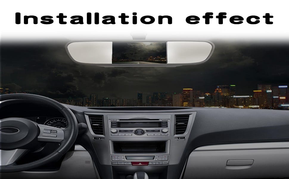 مرآة الرؤية الخلفية للسيارة و شاشة الكاميرا مرآة الرؤية الخلفية للسيارة و شاشة الكاميرا