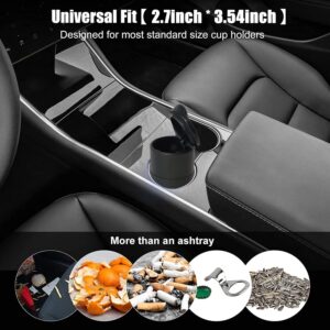 سلة مهملات محمولة بإضاءة LED