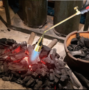 شعلة لحام الغاز ذاتية الإشعال