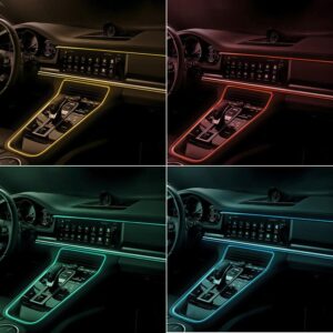أضواء داخلية للسيارة محيطة بألوان منوعة و تحكم كامل