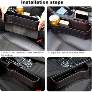 صندوق تخزين منظم لفراغات مقعد السيارة - Rangement entre siège voiture