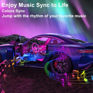 أضواء سيارة داخلية ليد تحت القدم لأجواء ممتعة و سعيدة - Bande led voiture intérieur