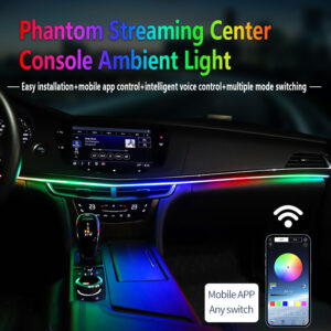 إضاءة ليد للسيارات محيطة بألوان منوعة و تحكم كامل -bande led voiture intérieur - Rgb led auto اضاءة ليد للسيارات