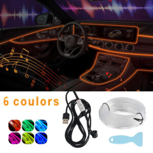 أضواء داخلية للسيارة محيطة بألوان منوعة و تحكم كامل