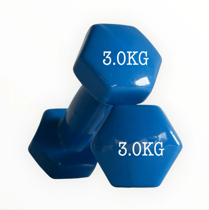 دمبل رياضي حديد 2 قطع - Dumbbell 3 Kg دمبل رياضي حديد 2 قطع