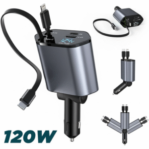 شاحن الهاتف في السيارة قابل للسحب شاحن هاتف سريع - Automobile chargers