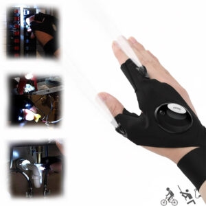 قفاز مضيء عملي في حالات الطورائ