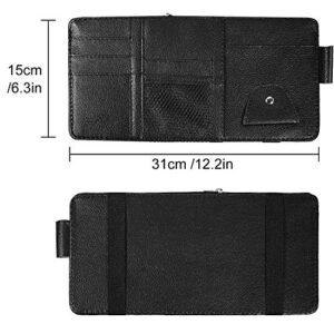 صندوق تخزين واقي شمس متعدد الوظائف للسيارة – يحافظ على سيارتك منظمة وأنيقة دائمًا! صندوق تخزين واقي شمس متعدد الوظائف للسيارة