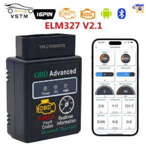 جهاز فحص أعطال السيارات المتطور بالهاتف - Obd2 Scanner Bluetooth Advanced
