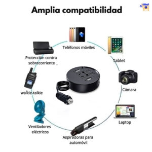 محول كهرباء للسيارة 150 واط