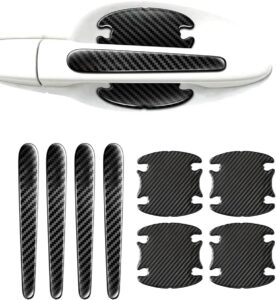 ملصقات حماية مقابض السيارة طقم حماية أبواب السيارة 8 قطع واقي مقابض أبواب السيارة