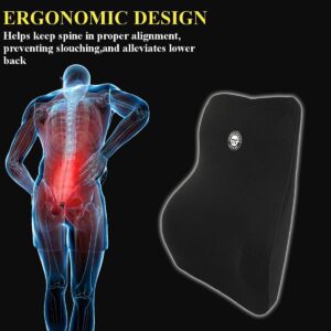 وسادة ظهر طبية للسيارة , مسند ظهر مريح جدا للمقعد بجودة عالية