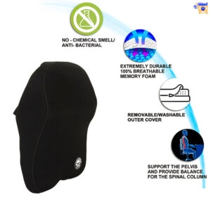 وسادة ظهر طبية للسيارة , مسند ظهر مريح جدا للمقعد بجودة عالية