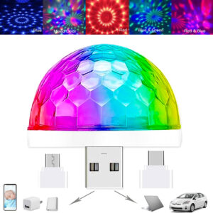 أضواء ليد ملونة صغيرة للسيارة و الهاتف و المنزل